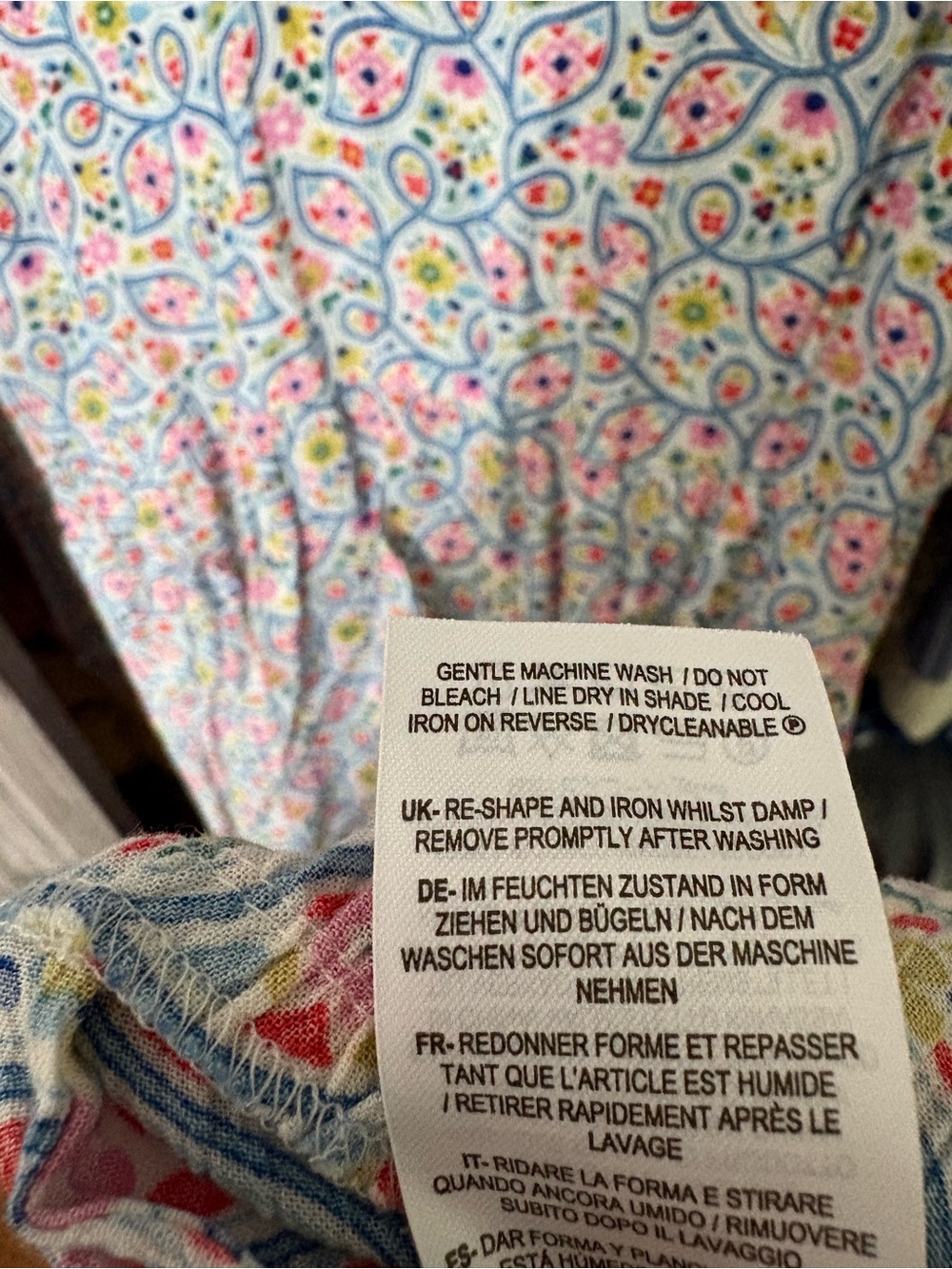 Boden Multicolor Long Sleeve Dress - Picture 5 of 6